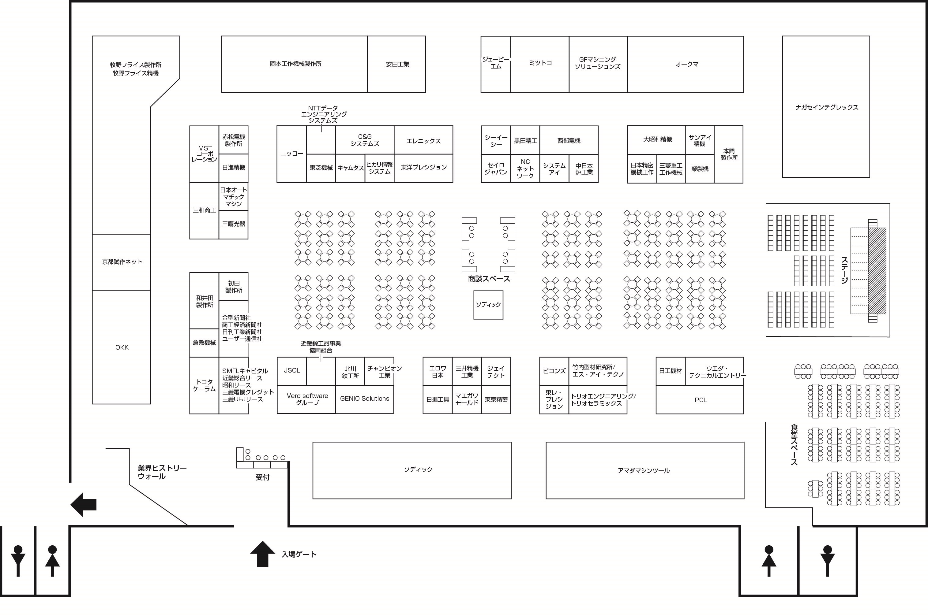 第８回ｕｍモールドフェア会場マップインテックス大阪５号館 金型新聞