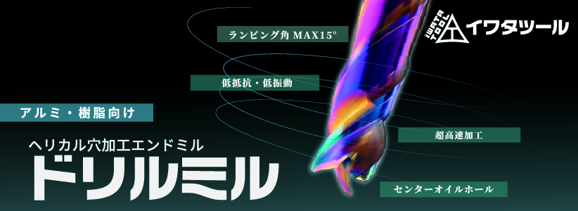 イワタツール ドリルミル